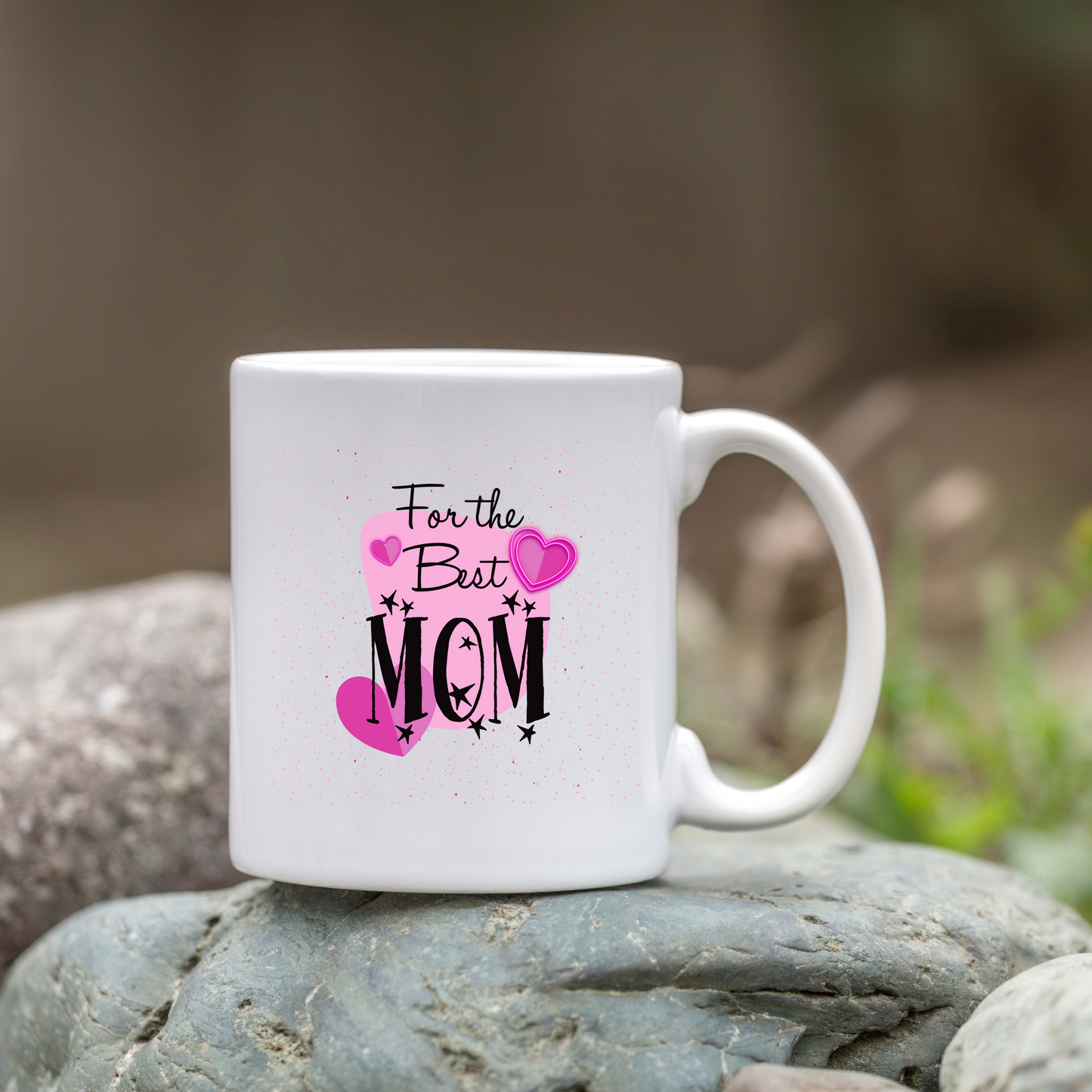 White Ceramic Coffee Mug For Mom